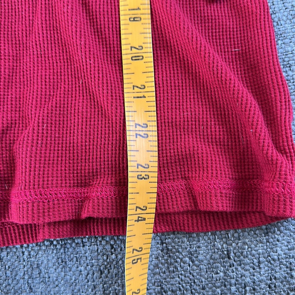 Gap Women’s Long Sleeve Red Thermal Size Medium - Picture 4 of 7